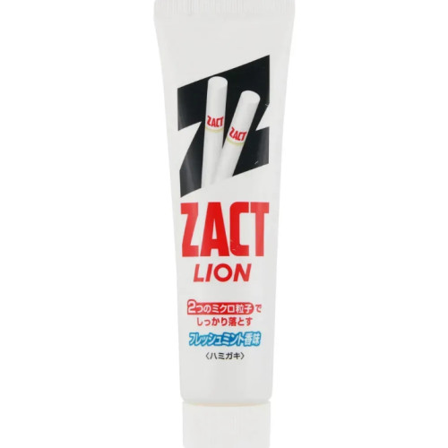 Зубна паста Lion ZACT для видалення нікотинового нальоту та запаху тютюну 150 г
